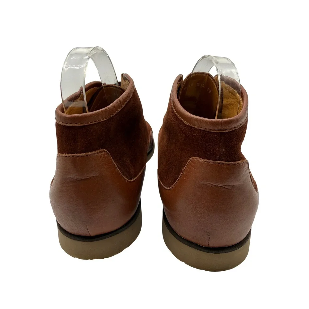 Bacco‎ Bucci Studio Chukka Boots Mens 12 Brown Excellent Suede Leather Mid Top